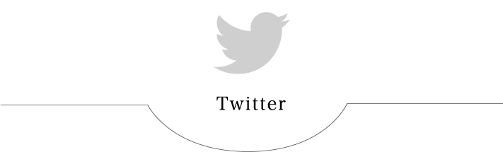 コンテンツヘッダ、twitterのアイコンと文字
